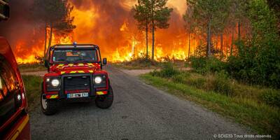 Incendies en Gironde: évacuation préventive de 8.000 personnes à la Teste-de-Buch
