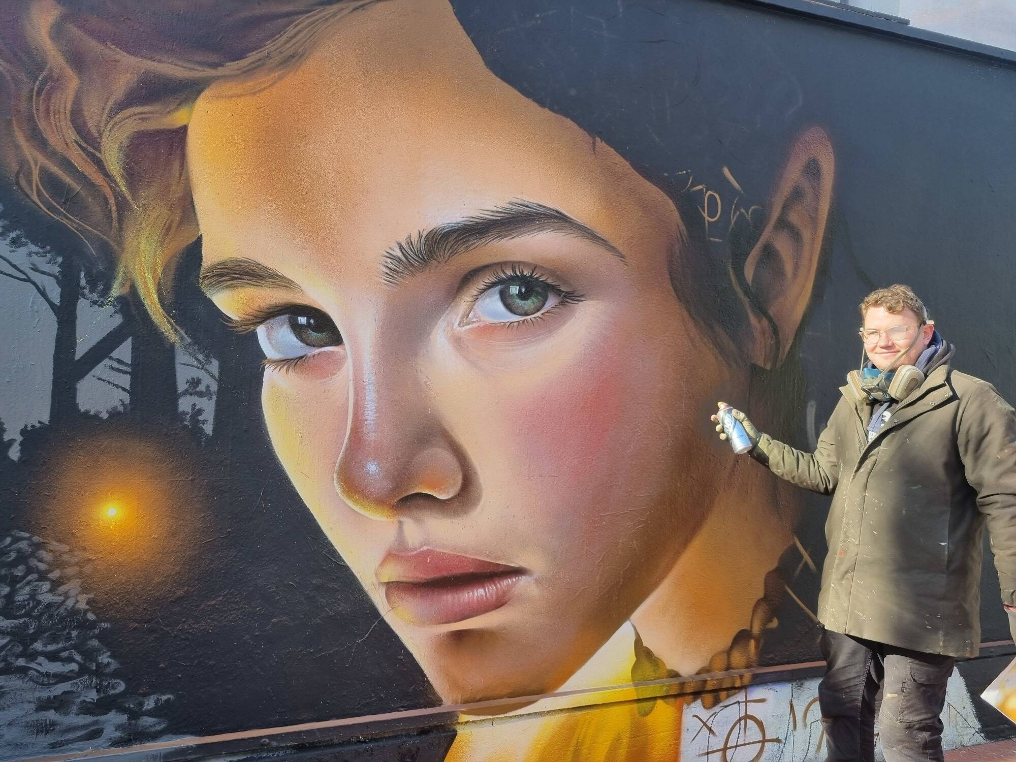 Vous l'avez sans doute vue? On vous dévoile qui est l'artiste derrière la fresque sur le Mur de Mouans-Sartoux