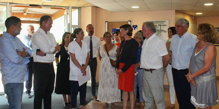 Ferme du Vallat Sableux, futur lycée, quartier des Vergeiras, hôpital de Brignoles... série de visites pour la sous-préfète Anne-Cécile Vialle au Luc