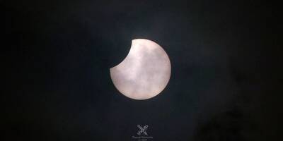 Vos photos de l'éclipse partielle visible dans le ciel des Alpes-Maritimes et du Var ce mardi