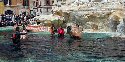 On sait pourquoi des militants écologistes ont noirci l'eau de la fontaine de Trevi à Rome