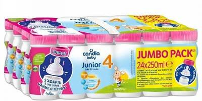 Des bouteilles de lait pour bébé de la marque Candia rappelées dans toute la France