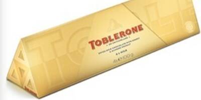 Des tablettes de Toblerone vendues dans les gares et les aéroports rappelées dans toute la France