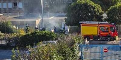 Un feu de broussailles près d'une école rapidement maîtrisé par les pompiers à Saint-Laurent-du-Var