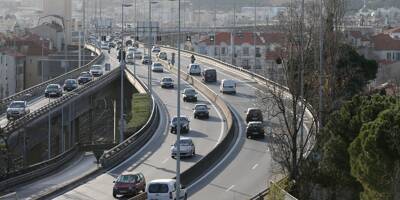 La voie rapide de Nice partiellement coupée après un accident ce dimanche matin