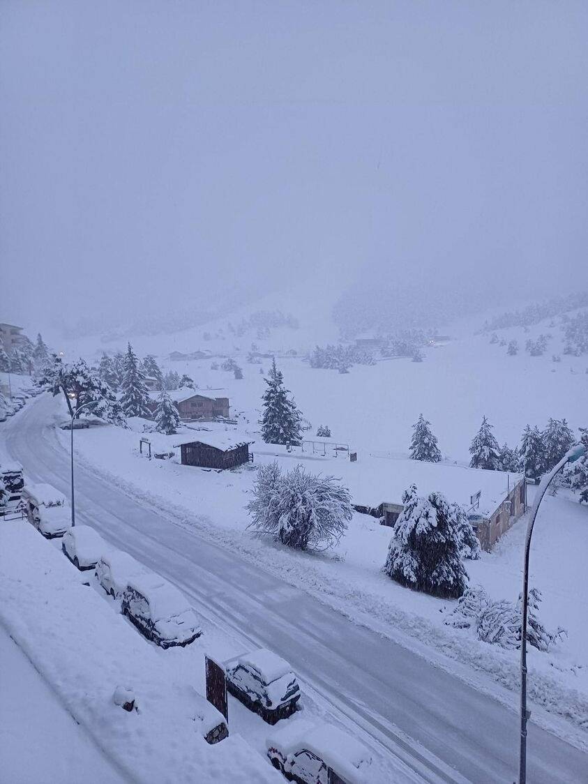 Elle était attendue pour les vacances... Découvrez les images de la neige dans les stations des Alpes du Sud ce lundi