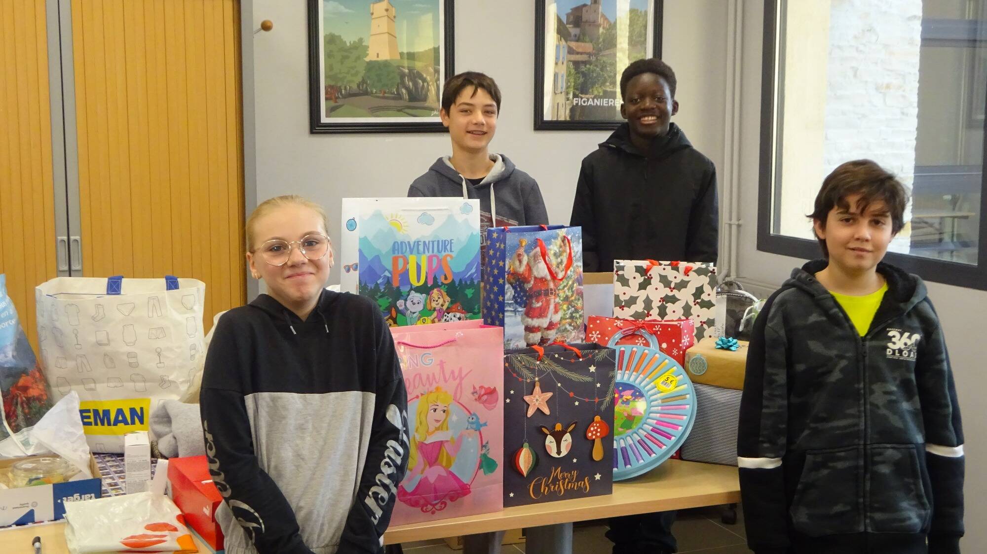 Ces collégiens du Centre-Var ont une nouvelle fois participé à l'opération "boîtes solidaires" pour les plus démunis