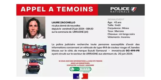 "Tout est mis en oeuvre": des fouilles pour retrouver une femme que son conjoint aurait tuée au Pays basque