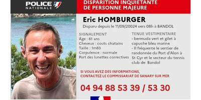 Disparition inquiétante d'un sexagénaire dans le Var, un appel à témoin lancé