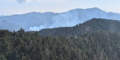 Un incendie se déclare sur la commune de Fontan, les Canadairs mobilisés à Breil détournés