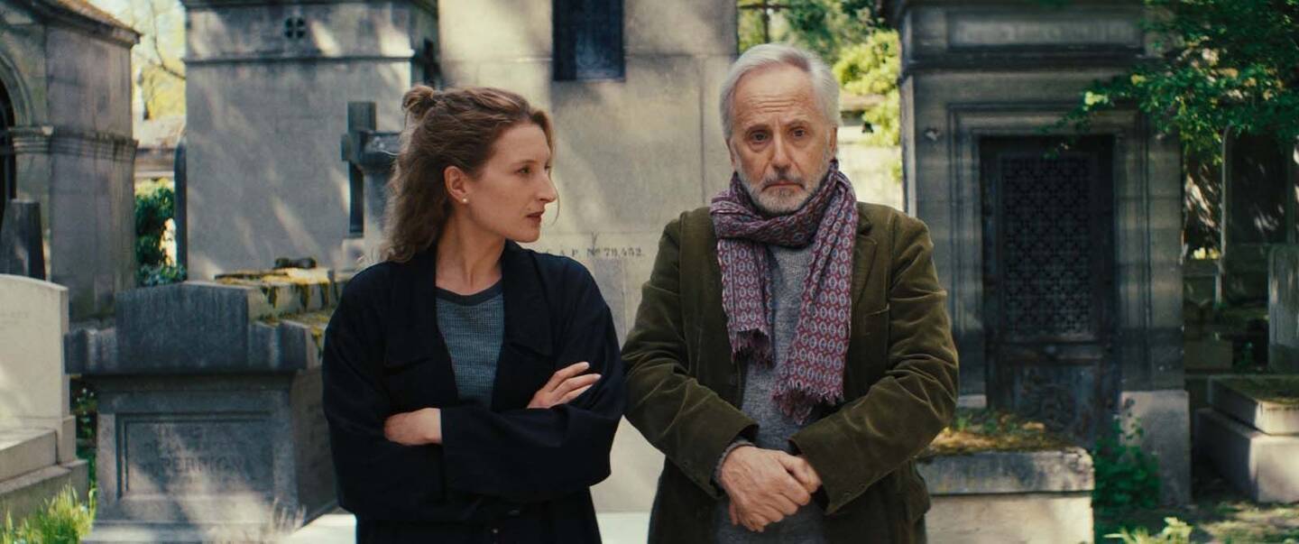 Julia Piaton et Fabrice Luchini.