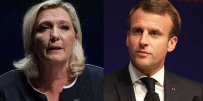 Election présidentielle: Emmanuel Macron et Marine Le Pen, le regard à gauche