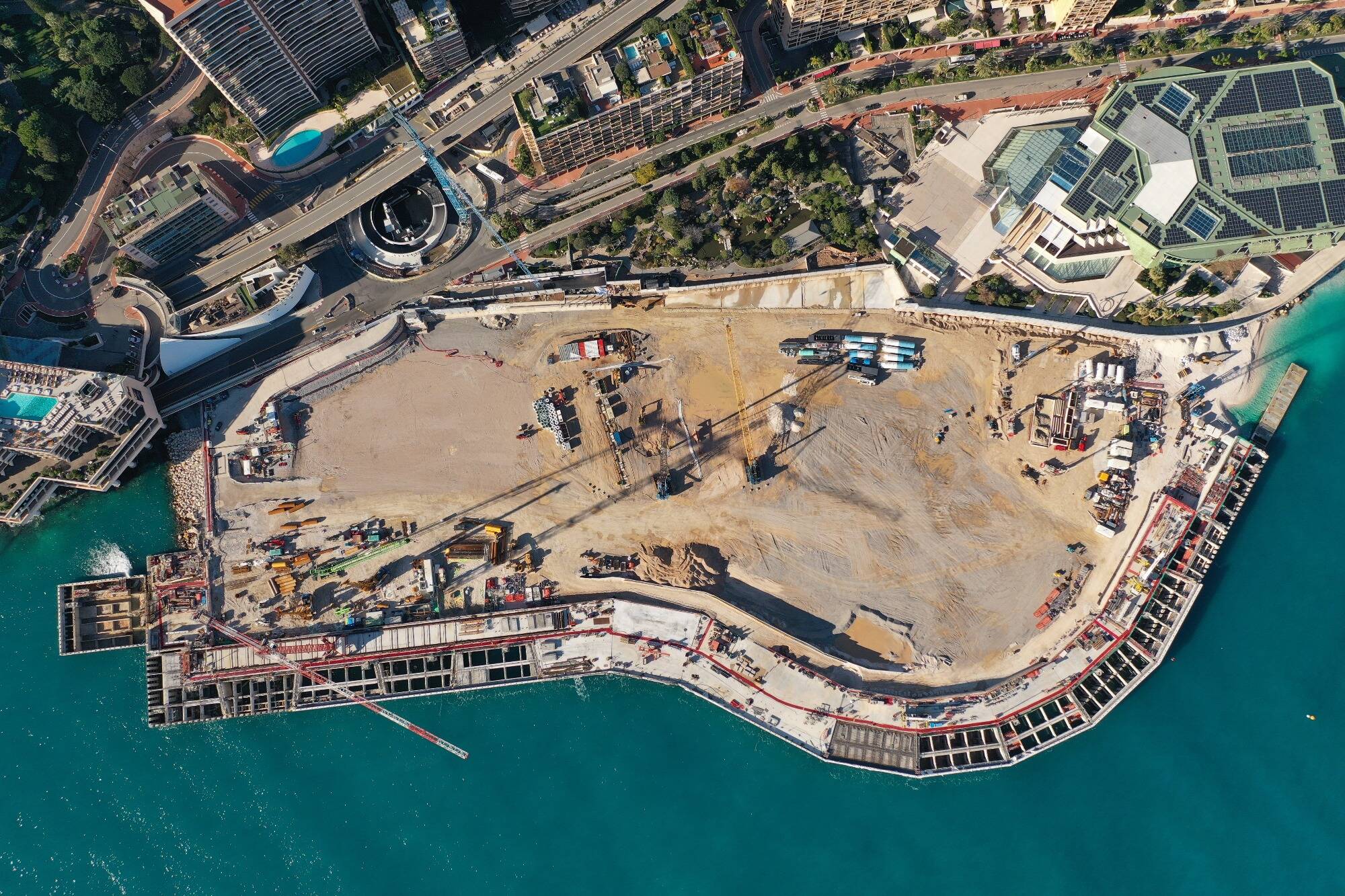 8 années de travaux et 2 milliards d'euros injectés: retour en images sur le chantier titanesque de l'extension en mer à Monaco
