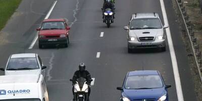 Pour légaliser la circulation entre les files, les motards montent dans les tours à Nice et Toulon ce samedi