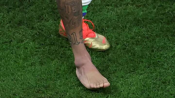 Mondial: Neymar souffre d'une entorse à la cheville droite