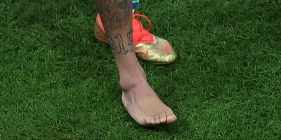 Mondial: Neymar souffre d'une entorse à la cheville droite