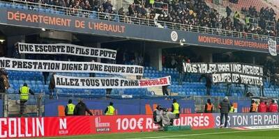 Banderoles insultantes en L1: une tribune fermée six matches à Montpellier