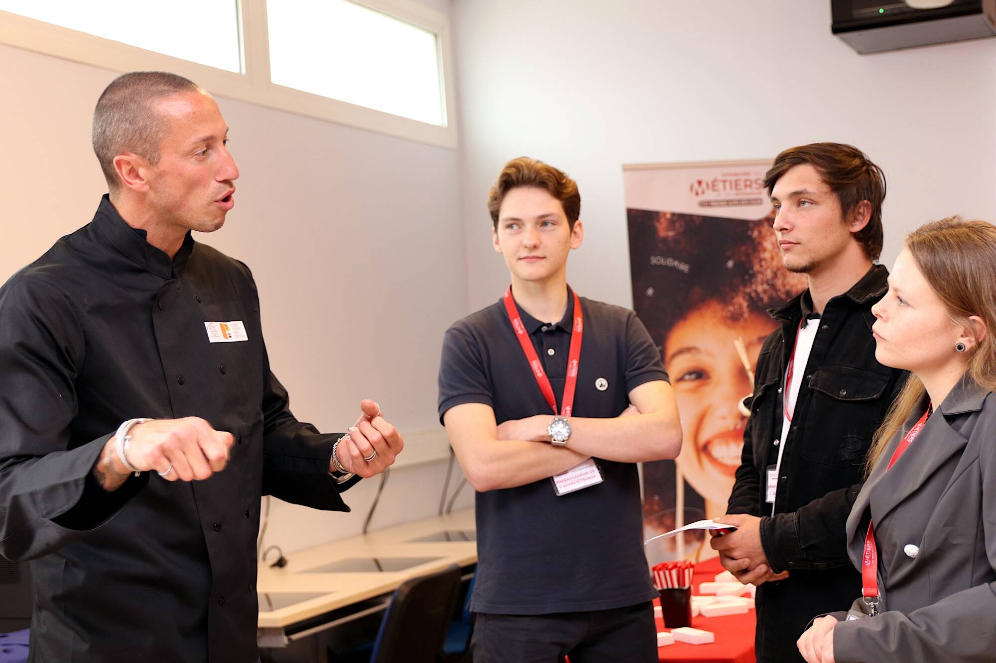 Le champion de natation Frédérick Bousquet se plonge dans l'apprentissage au CFA des Arcs