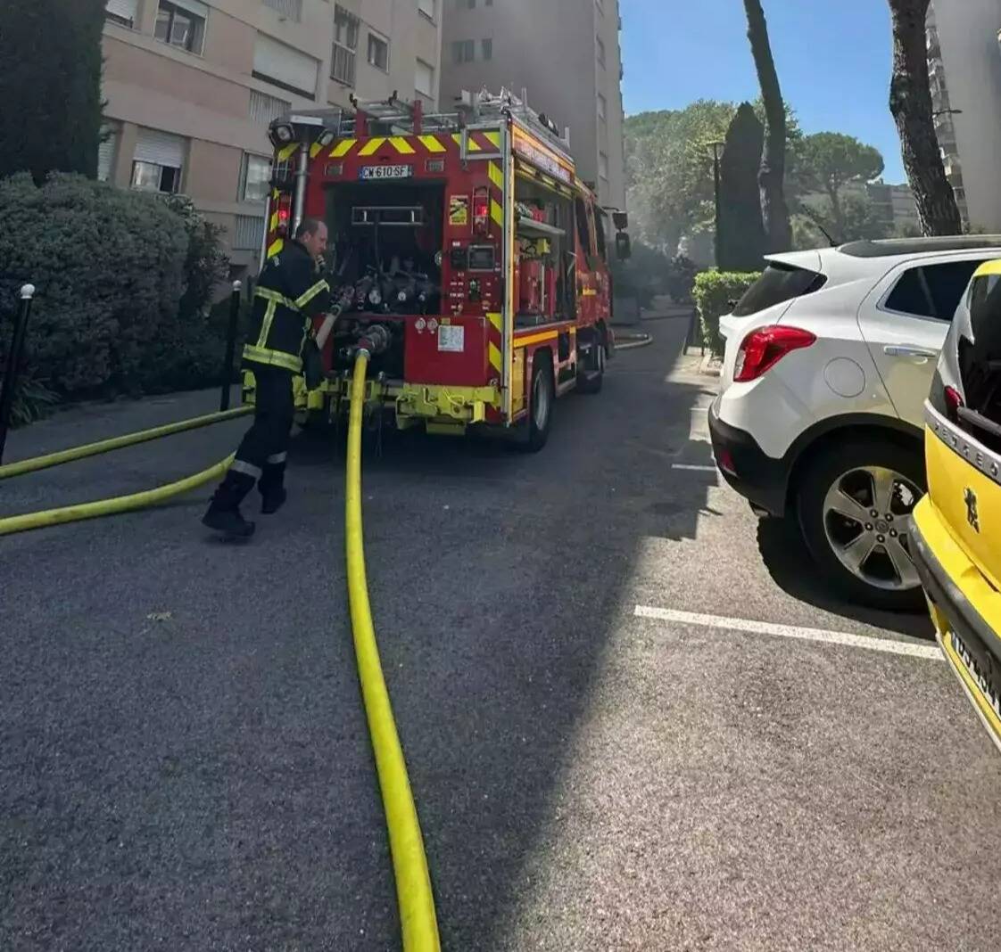 Trois personnes relogées par leur famille après un feu d'appartement à Mandelieu