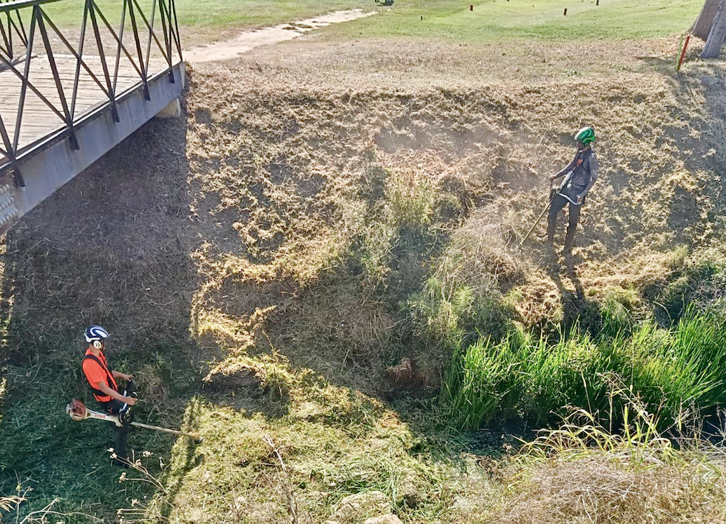 Une grande opération de débroussaillage et nettoyage des vallons pour prévenir les inondations à Biot