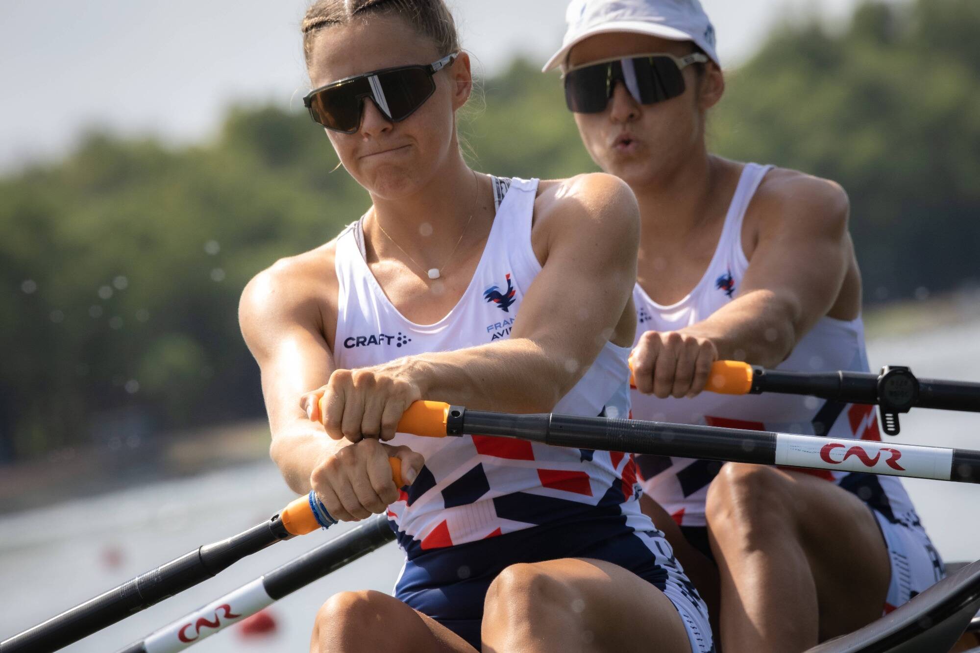 Mondiaux d'aviron: la Niçoise Élodie Ravera-Scaramozzino a remporté la première course en deux de couple avec Emma Lunatti, les Françaises en finale