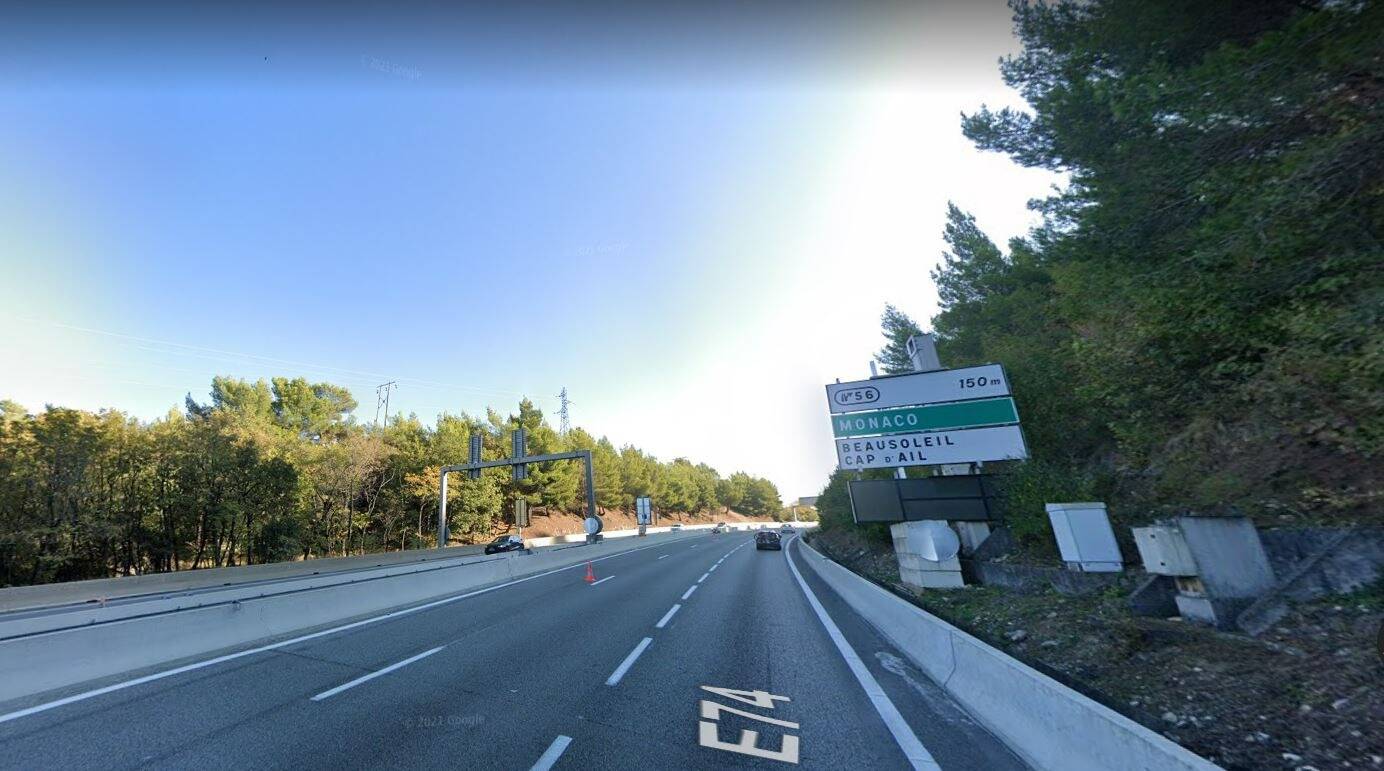 Soyez prudents cette nuit si vous circulez sur l'autoroute A8 au niveau de la sortie Monaco