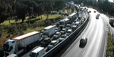 Un accident sur l'autoroute A8 au nord de Nice perturbe la circulation ce lundi matin