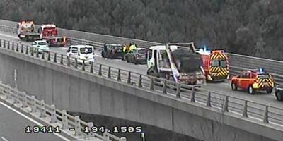 Une femme blessée dans un accident de la circulation sur l'autoroute A8 aux portes de Nice