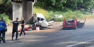 Au moins 3 morts, un blessé en urgence absolue, la circulation reprend sur une voie... suivez notre direct après le choc frontal survenu près de Cannes