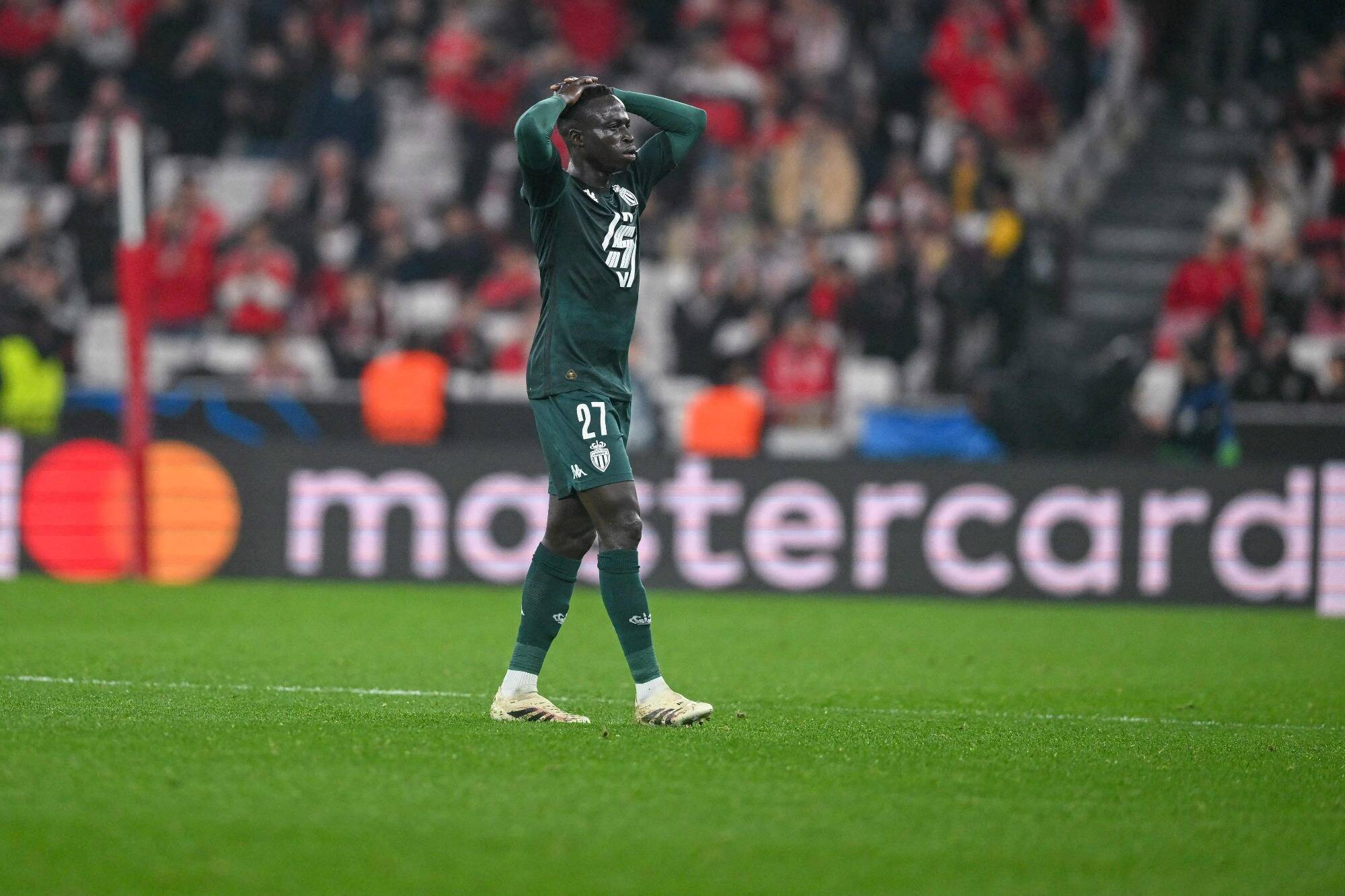 "Je suis abattu, il y avait vraiment la place": les regrets de Krépin Diatta après l'élimination de l'AS Monaco à Lisbonne