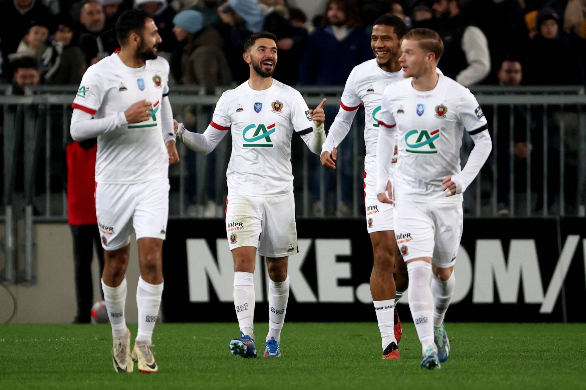 Coupe de France: l'OGC Nice à Feignies Aulnoye ou Montpellier, Monaco à Rouen en 8es de finale