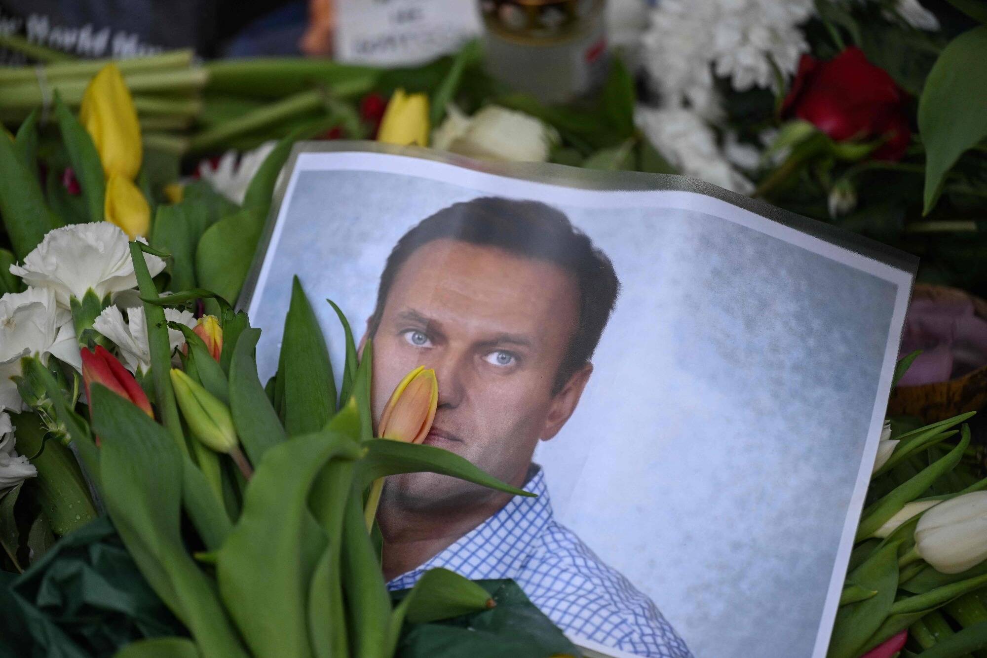 "Une Russie du futur, libre, pacifique et belle, celle dont rêvait Alexeï, est possible": malgré le risque de représailles judiciaires, plus d'un millier de personnes sur la tombe de Navalny