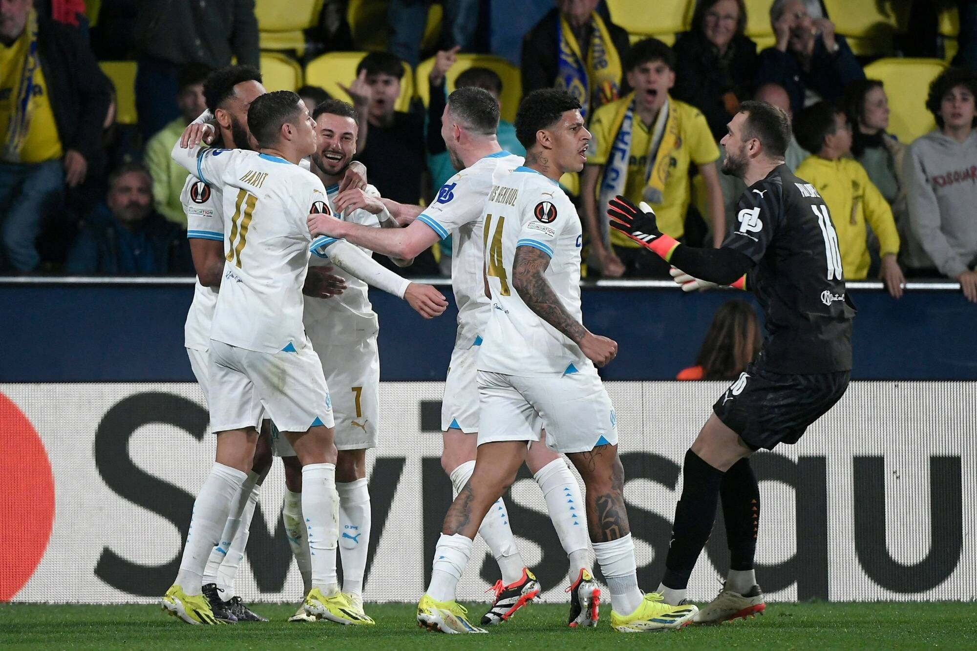 L'OM évite de peu une "remontada" à Villarreal et se qualifie pour les quarts de Ligue Europa