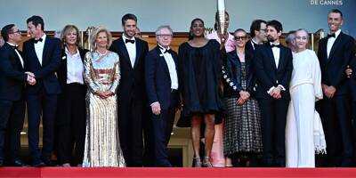 Festival de Cannes: les images historiques du passage de la Flamme Olympique sur la Croisette ce mardi