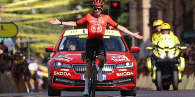 L'Azuréen Kévin Vauquelin vainqueur de la deuxième étape du Tour de France