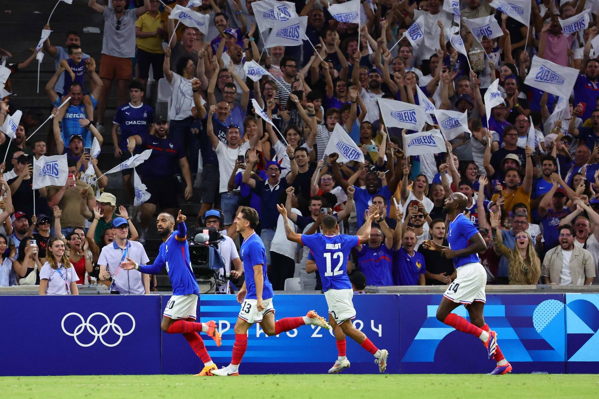 Jeux olympiques: l'équipe de France de football débute par une belle victoire face aux Etats-Unis 3-0