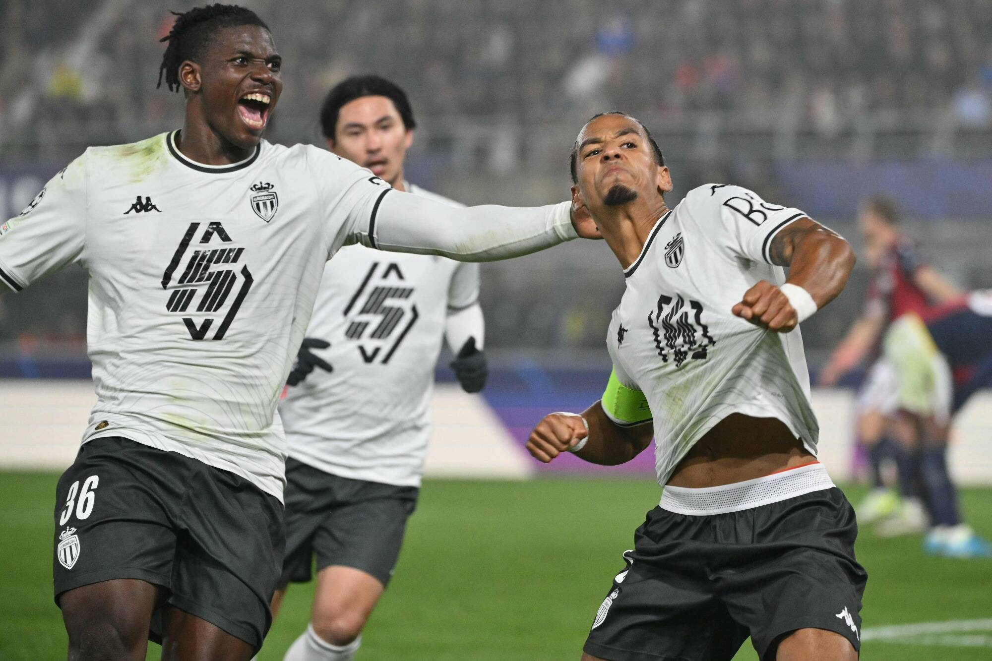 L'AS Monaco s'impose sur le fil et rebondit à Bologne (1-0) en Ligue des champions