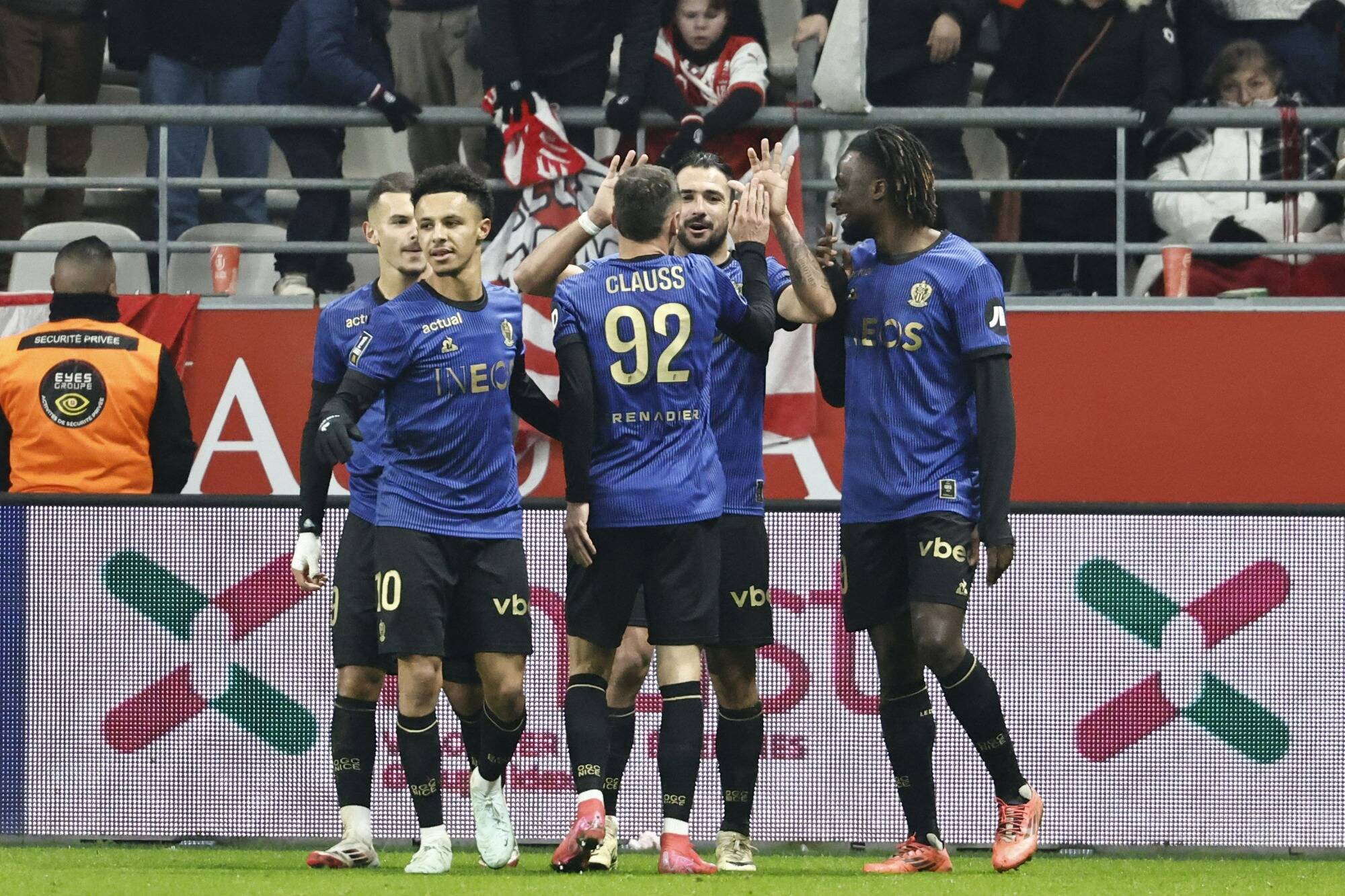 L'OGC Nice bat Reims (2-4) et fait une super opération au classement