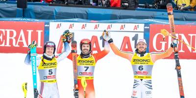 Le Suisse Loïc Meillard champion du monde de slalom, Clément Noël enfourche