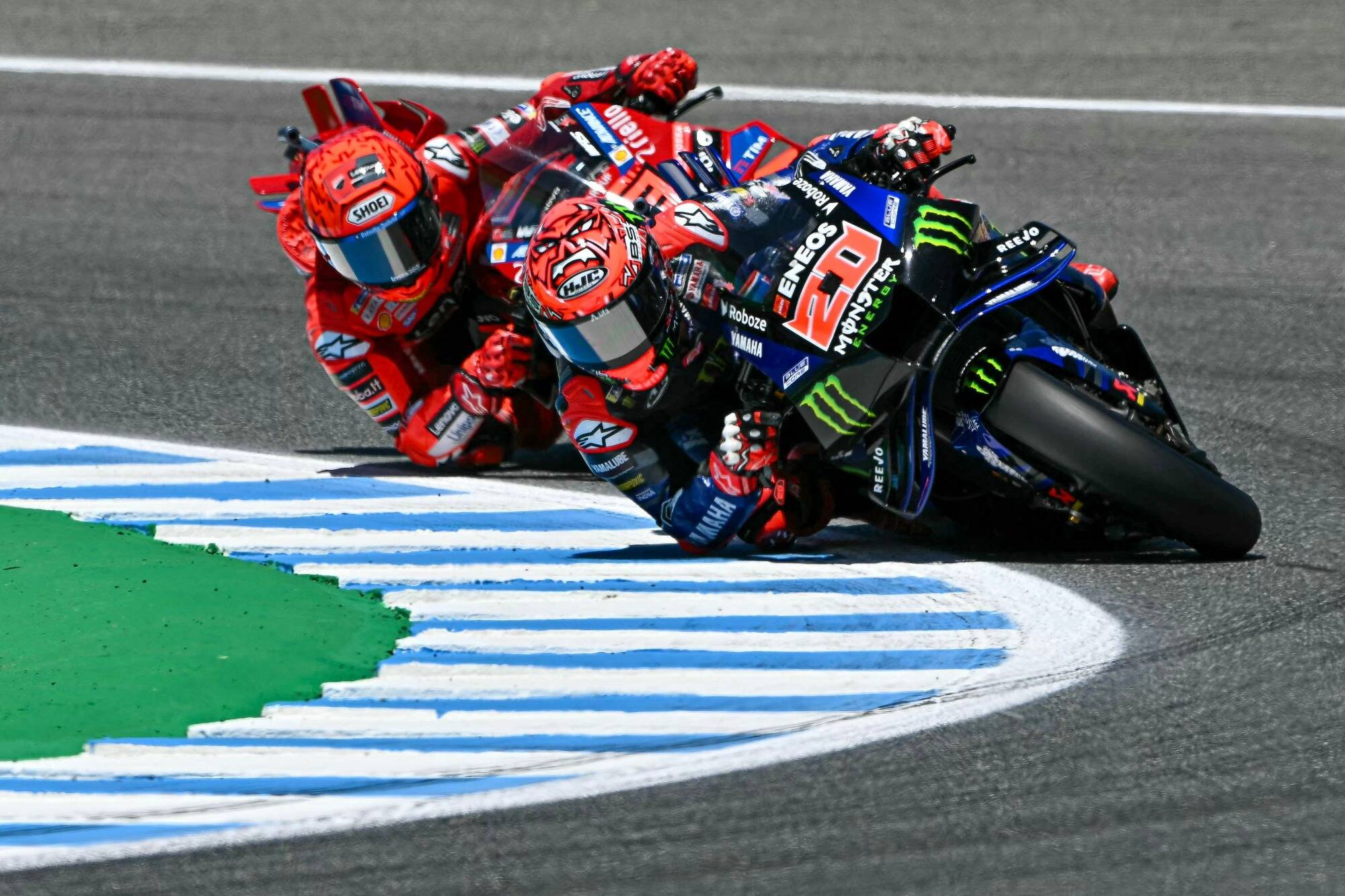 Parti en pole position, le Niçois Quartararo chute dans le Grand prix moto d'Espagne remporté par Marquez