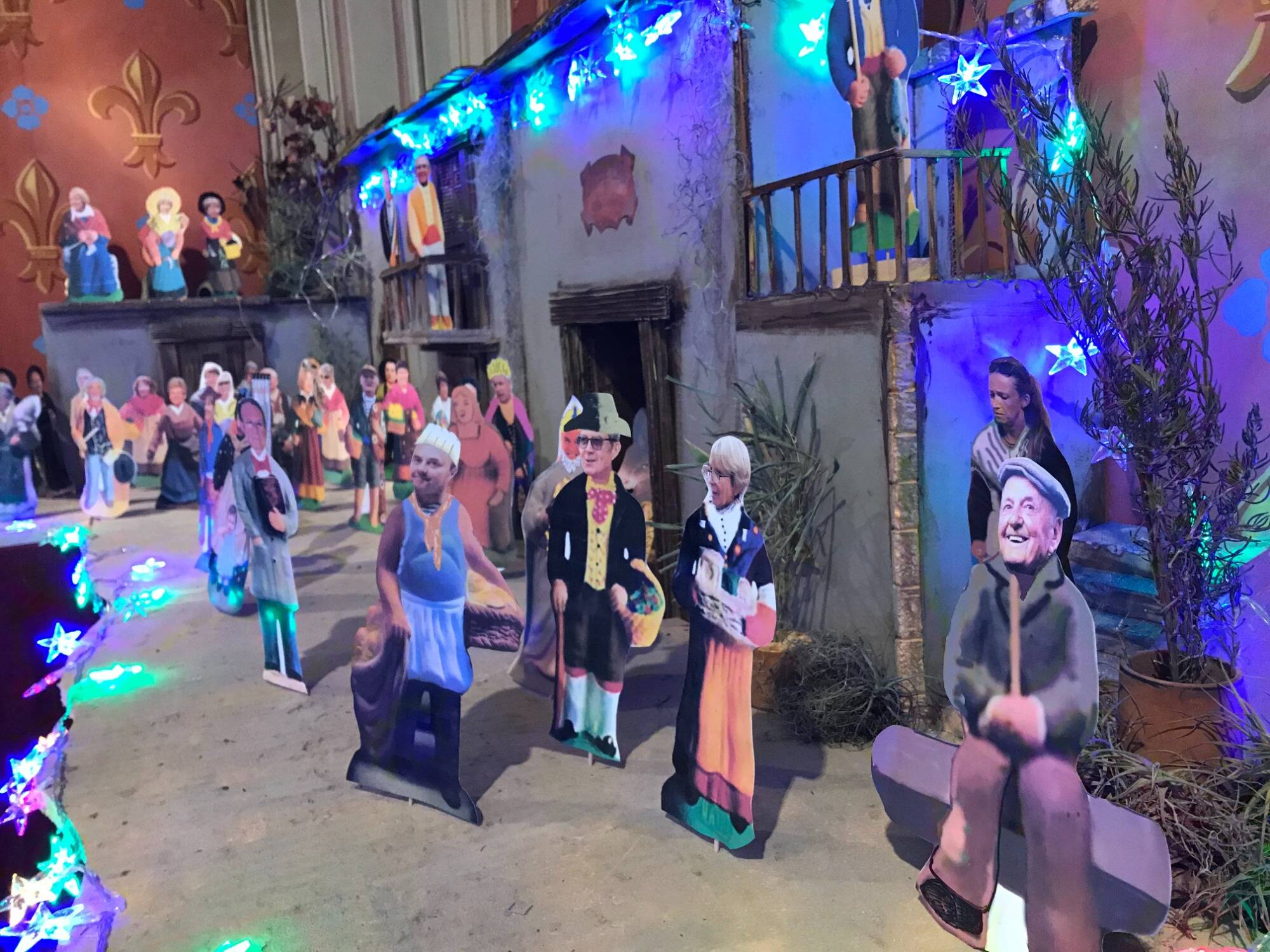 La commune libre du Safranier d'Antibes a sa crèche et elle est pour le moins originale