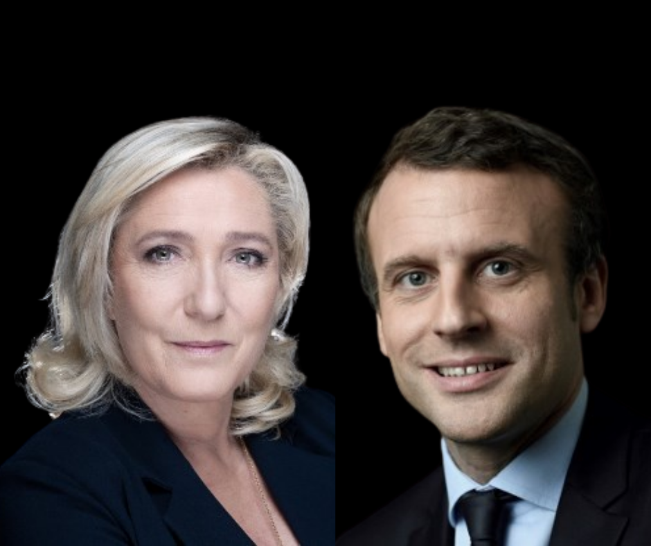 Election présidentielle: Le Pen contre Macron au second tour, "l'héritière" contre "le président inclassable"