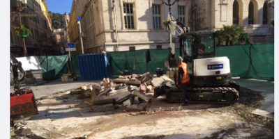 La démolition de la fontaine de la place du Palais de justice à Nice fait polémique