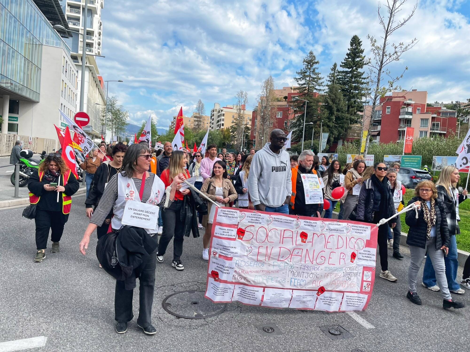 Pourquoi les professionnels de la santé, du social et médico-social manifestent à Nice