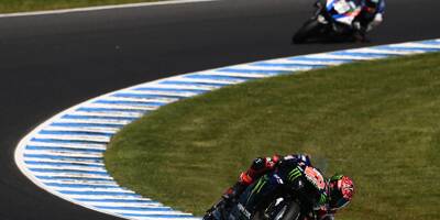 Le Niçois Fabio Quartararo chute et perd les commandes du championnat MotoGP au Grand Prix d'Australie