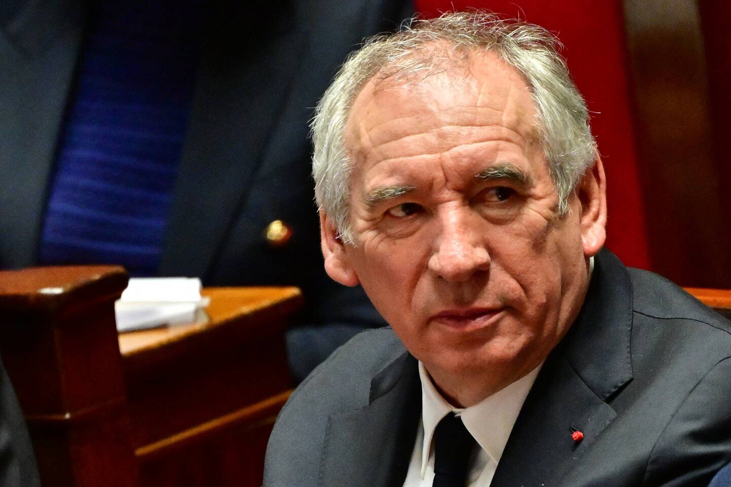 Le Premier ministre François Bayrou lors de son discours de sa déclaration de politique générale devant les députés à l'Assemblée nationale à Paris, France, le 14 janvier 2025. 