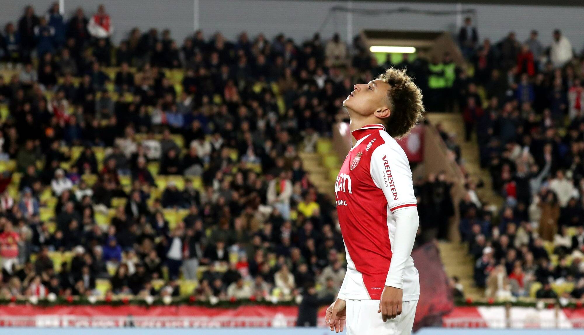 L'AS Monaco avec Mawissa et Ben Seghir pour le match de Ligue des champions de l'AS Monaco face à Aston Villa