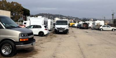 Une trentaine de caravanes s'installe illégalement sur un terrain de la SNCF à Cannes