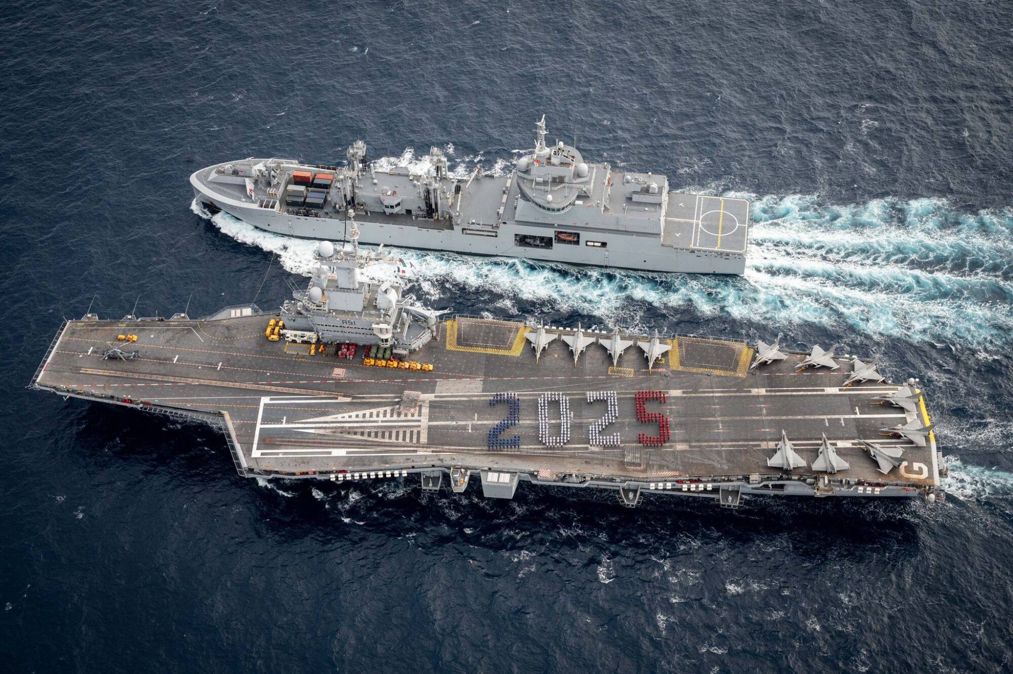 2025 : les vSux en grand des marins du Charles-de-Gaulle