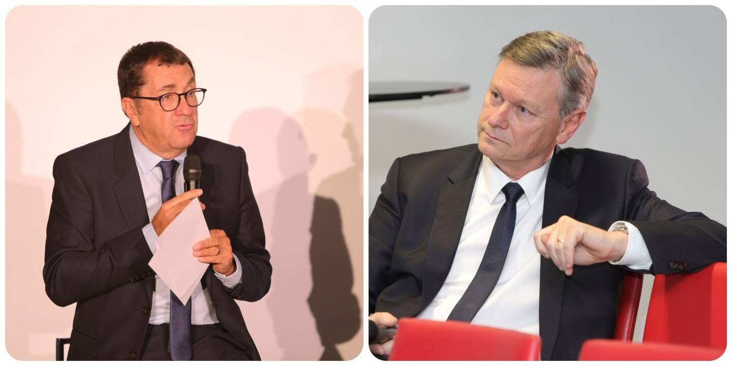 Philipe Renaudi et Bruno Valentin, respectivement président et vice-président de l'UPE06.